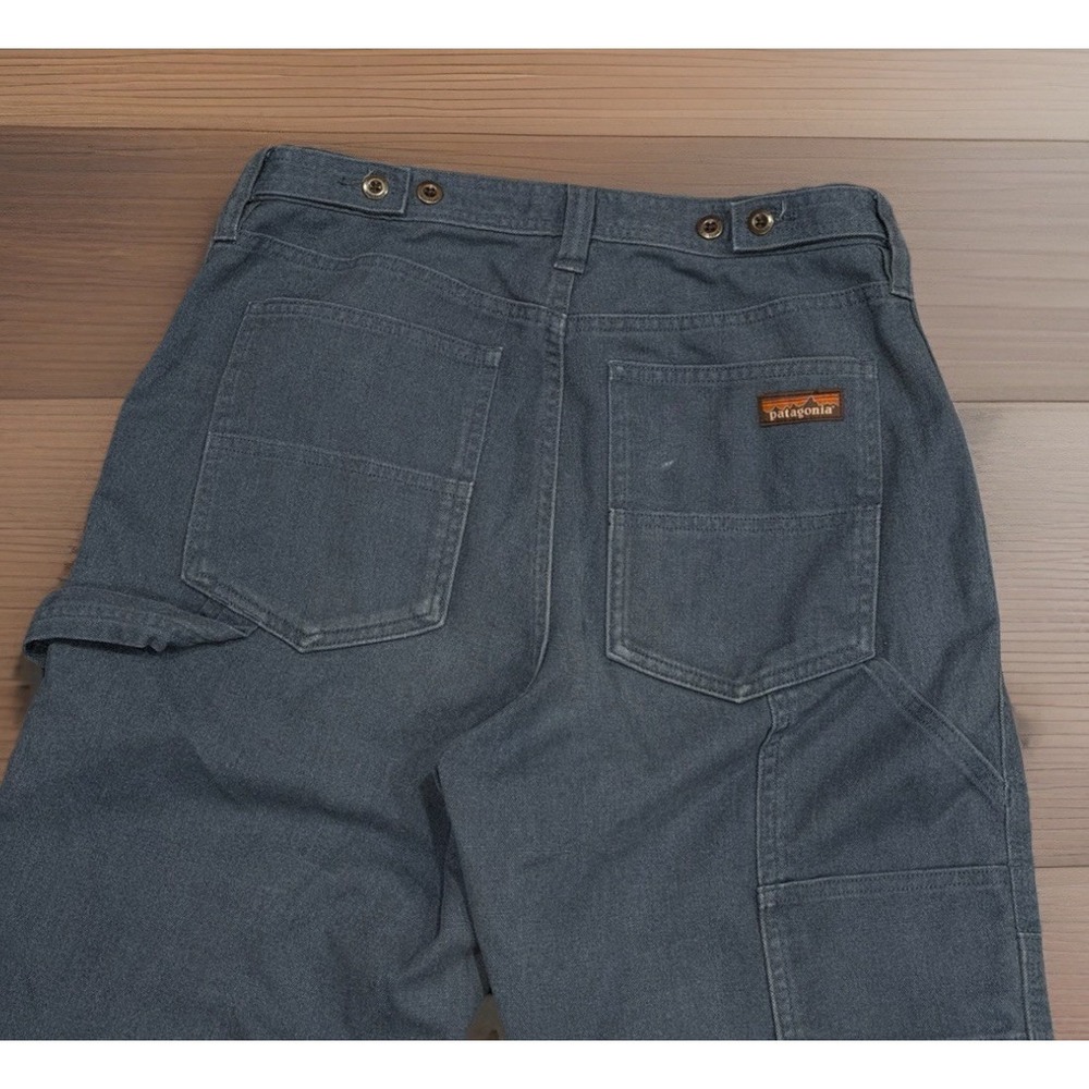 Patagonia All Season Hemp Canvas Double Knee Utility Pants Blue Women's Size‎ 10 - Picture 8 of 8